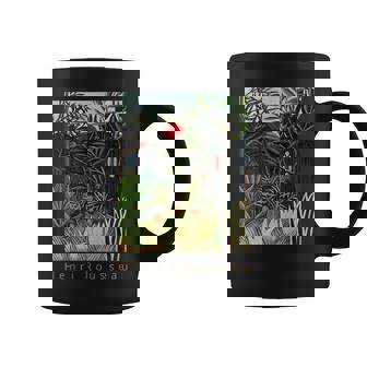 アンリ・ルソー 森の中の猿とオウム コーヒーマグ - Kawaiitshirt