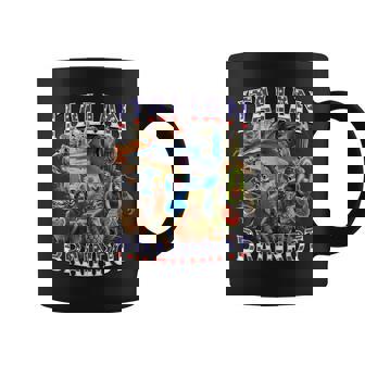 イタリアのブレインロットビッグミーム7月4日フラッグフット。 コーヒーマグ - Kawaiitshirt