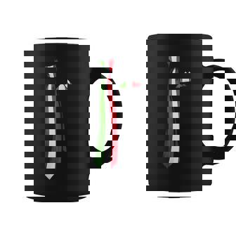 イタリア国旗ネクタイ愛国国旗 コーヒーマグ - Kawaiitshirt