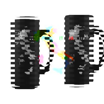 イタリア地図ブーツ 国旗 イタリア コーヒーマグ - Kawaiitshirt