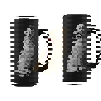 イングリッシュクリーム ゴールデンレトリバー 子犬 ピンク リボン クリーン ガール コーヒーマグ - Kawaiitshirt