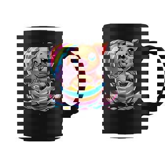 イースターエッグのかわいい赤ちゃん豚の漫画アート。 コーヒーマグ - Kawaiitshirt