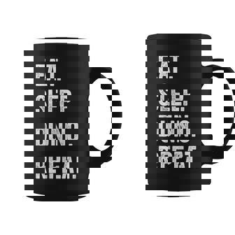 イート・スリープ・ディスクダンノ・リピート コーヒーマグ - Kawaiitshirt