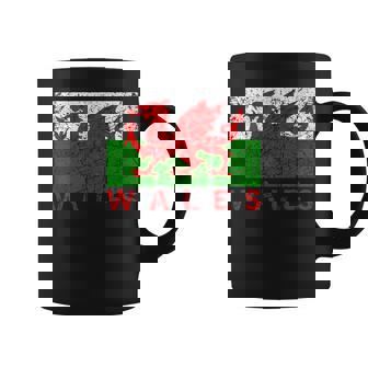 ウェールズ国旗 ウェールズ ドラゴン アンティーク調 メンズ レディース キッズ コーヒーマグ - Kawaiitshirt