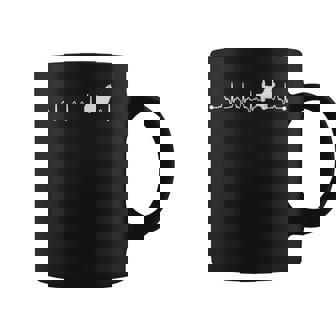 ウエスト・ハイランド・ホワイト・テリア 心音 心電図 ウェスティーママ コーヒーマグ - Kawaiitshirt