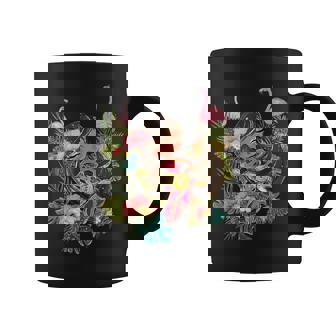 ウクレレフラガールティキバケーションハワイアンルアウビーチフラミンゴ コーヒーマグ - Kawaiitshirt