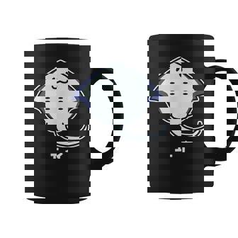 エイ エイの裏側 顔 笑顔 魚類 シンプル 簡単 かわいい おもしろ イラスト エイ好き コーヒーマグ - Kawaiitshirt