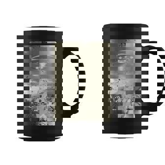 エイリアン Ufo ファニー キャッツ エイリアンの侵略猫 コーヒーマグ - Kawaiitshirt