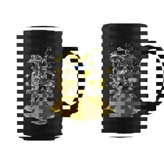 エジプトの神々アヌビスとホルスの目エジプトのピラミッドアンクのシンボル古代エジプト神話 コーヒーマグ - Kawaiitshirt