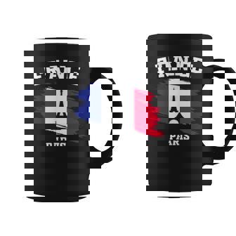 エッフェル塔 パリ フランス フランス 国旗 バケーション パリ コーヒーマグ - Kawaiitshirt