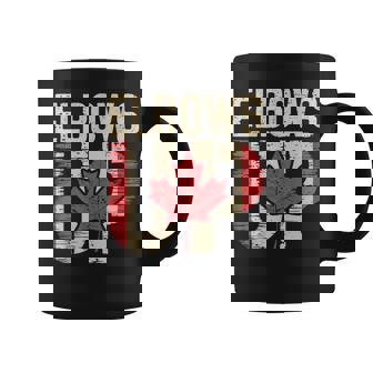 エルボーズアップ カナダ カナダ国旗 プライド 北 強い メープルリーフ コーヒーマグ - Kawaiitshirt