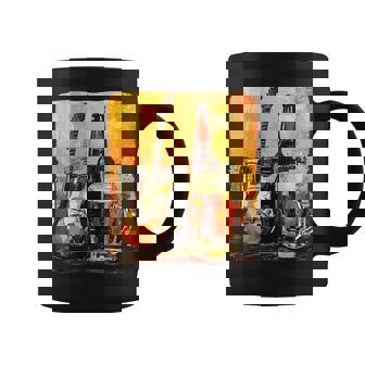 エレキギター好きのための酒とビールのロックギター コーヒーマグ - Kawaiitshirt