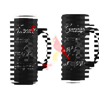 エンジェルが近くにいるとカーディナルが現れる コーヒーマグ - Kawaiitshirt
