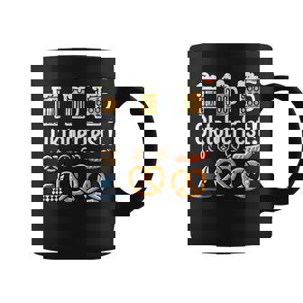 オクトーバーフェストをモチーフにしたビールジョッキ、ヴィースンのプレッツェル コーヒーマグ - Kawaiitshirt