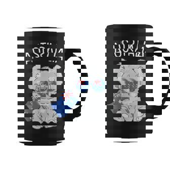 オーストラリアの国旗がかわいいコアラ コーヒーマグ - Kawaiitshirt