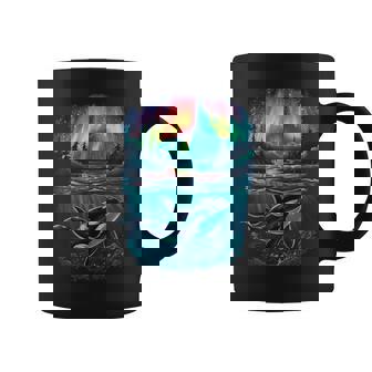 オーロラシャチが特徴のオルカ。 コーヒーマグ - Kawaiitshirt