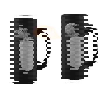 カピバラ フェイク ポケット カピバラ げっ歯類 げっ歯類 アニマル ノベルティ コーヒーマグ - Kawaiitshirt