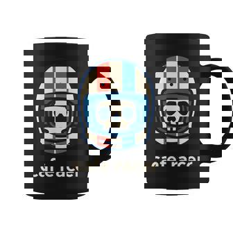 カフェレーサー トレンディ シンプル ヘルメット デザイン バイク コーヒーマグ - Kawaiitshirt