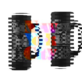 カラフルなニューヨークシティファッショングラフィックtシャツ、ニューヨーク市 コーヒーマグ - Kawaiitshirt