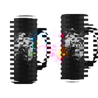 カラフルなビデオゲームコントローラー ジョイスティック コンソール コーヒーマグ - Kawaiitshirt