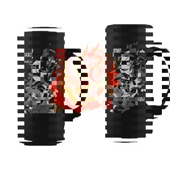 カワイイタイガーアンドドラゴンジャパン コーヒーマグ - Kawaiitshirt