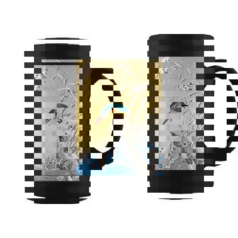 カワセミ 鳥 動物 ヴィンテージ 和 浮世絵 自然 江戸 コーヒーマグ - Kawaiitshirt