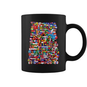 カントリーボール 世界の旗 コーヒーマグ - Kawaiitshirt