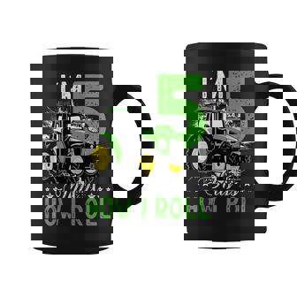 キッズ I Am 5 This Is How I Roll One Years Old Tractor 5歳の誕生日 コーヒーマグ - Kawaiitshirt