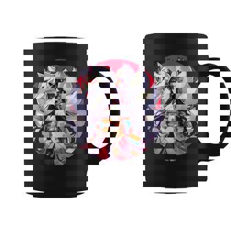 キツネ 九尾狐と日本アニメ 女の子 コーヒーマグ - Kawaiitshirt