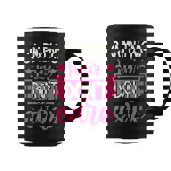 キャンピングヘア Don't Care コーヒーマグ - Kawaiitshirt