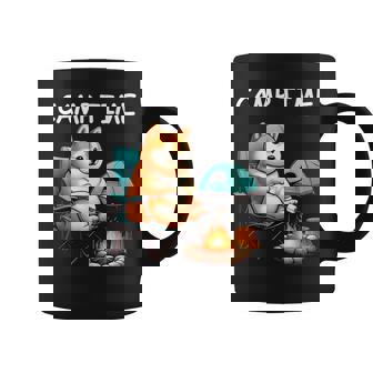 キャンプ Camp Time アウトドア 焚火 おもしろ 犬 柴犬好き 柴犬 名言 文字 面白い ふざけた ネタ コーヒーマグ - Kawaiitshirt