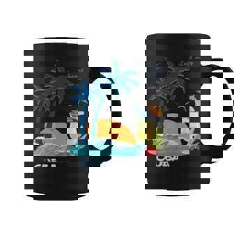 キューバ 熱帯の風景 ハバナ ギフト お土産 カリブ海 ヤシの木 冒険 コーヒーマグ - Kawaiitshirt