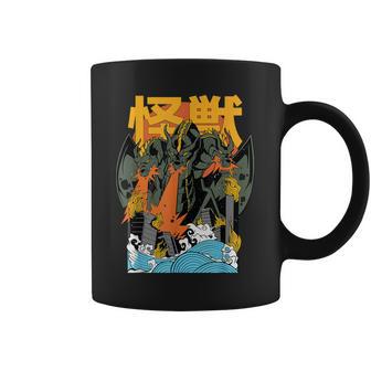 キングギドラ サンセット 和 コーヒーマグ - Kawaiitshirt