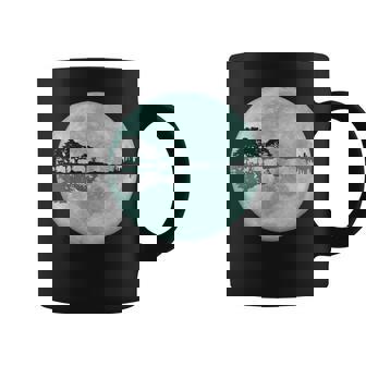 ギター 湖 反射 月 ギター ミュージシャン コーヒーマグ - Kawaiitshirt