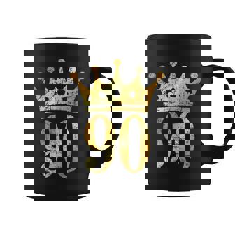 クラウン ナンバー90 ヴィンテージゴールデンイエロー 90歳の誕生日 コーヒーマグ - Kawaiitshirt