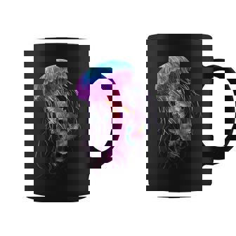 クラゲ 動物 モチーフ アート クラゲ コーヒーマグ - Kawaiitshirt