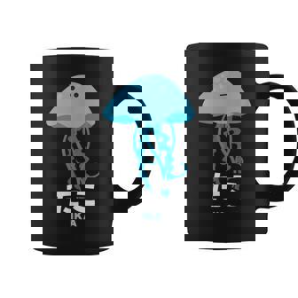 クラゲ 水母 たこ イカ 海洋生物 矛盾 おもしろ イラスト かわいい 面白い ネタ 画像 コーヒーマグ - Kawaiitshirt