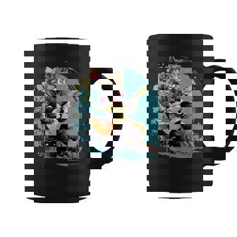 クラシックギターを弾く猫 猫 ギター 音楽 コーヒーマグ - Kawaiitshirt