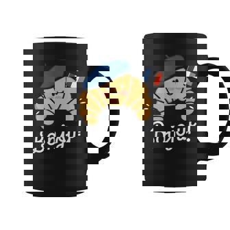 クロワッサン フランス語格言 フランス ベーキング 朝食 面白い コーヒーマグ - Kawaiitshirt