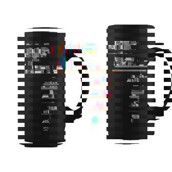 クールなアフリカの地図アート 男性 女性 アフリカの図書館読者 コーヒーマグ - Kawaiitshirt