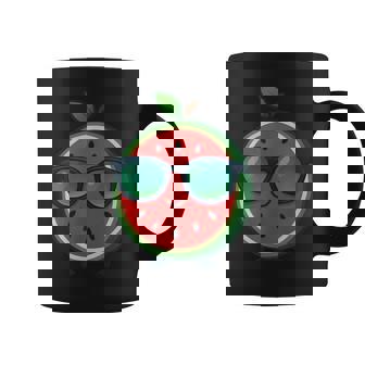 クールな漫画スイカサングラス付き コーヒーマグ - Kawaiitshirt