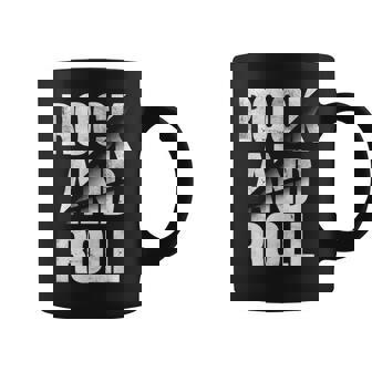 クールヴィンテージロックンロールtシャツ ブラック ミュージックロックンロール コーヒーマグ - Kawaiitshirt