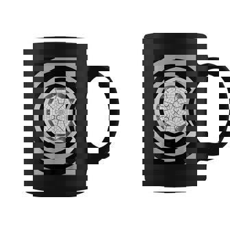 グッゲンハイム美術館 建築愛好家 ブラック&ホワイトデザイン コーヒーマグ - Kawaiitshirt