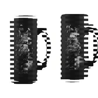 ケアンテリア 犬モチーフ ペットアート ケアンテリア コーヒーマグ - Kawaiitshirt