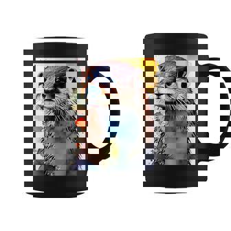 コツメカワウソ【どうぶつフレンズ】水彩画 動物 かわいい おしゃれ イラスト コーヒーマグ - Kawaiitshirt