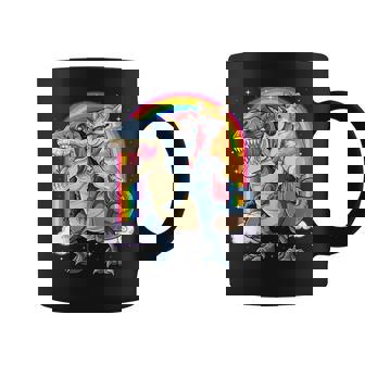 コーギー ユニコーン 恐竜 レックス キッズ ガールズ レインボー ギフト コーヒーマグ - Kawaiitshirt