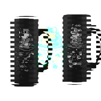コーヒーとオタマジャクシのアートで面白い最高のお父さんカエル コーヒーマグ - Kawaiitshirt