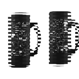 コーヒー柄 カフェイン エスプレッソ カプチーノ カフェインレス カフェ コーヒーマグ - Kawaiitshirt