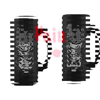 ゴシックスカルとバラ コーヒーマグ - Kawaiitshirt