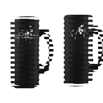 ゴリラのクールなハートビートデザイン。 コーヒーマグ - Kawaiitshirt